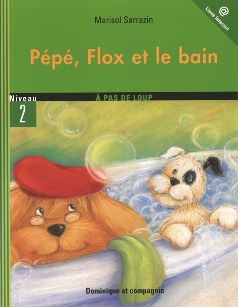 image tirée du livre Pépé, Flox et le bain