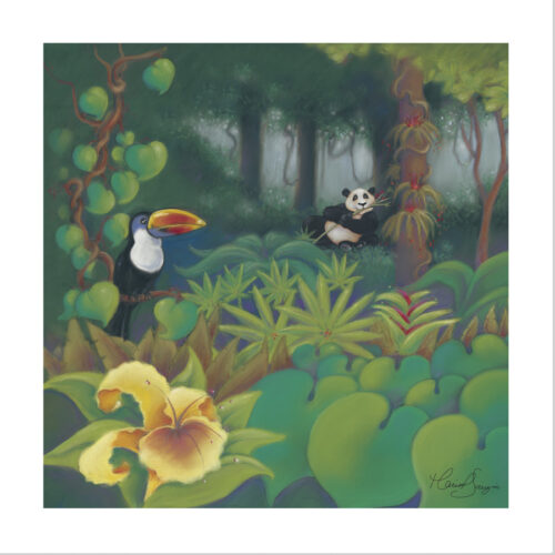 Toucan et Papaye le panda